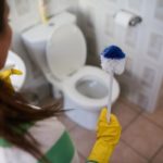 cleaning dirty toilet in dream meaning