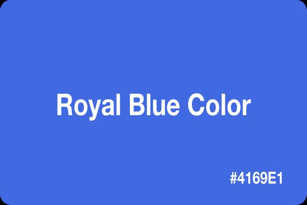 what does the color royal blue mean in a dream